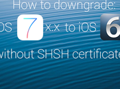 Downgrade: ecco come effettuarlo qualsiasi versione senza certificati SHSH