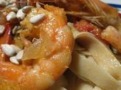 Tagliatelle iperproteiche gamberetti