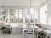 Svezia bellissima villa stile shabby chic