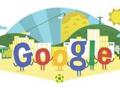 Ecco primo doodle Google Coppa Mondo FIFA Brasile 2014