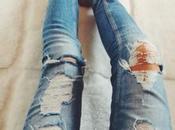 Distressed Jeans, look