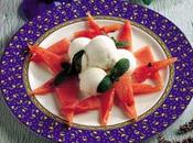 Gelato alla lavanda anguria marinata.