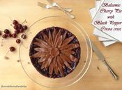 Balsamic Cherry with Black pepper Cocoa crust “non” Re-Cake!)