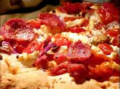 PIZZA caprino, POMODORiNI confit cipollotti alle ERBE PROVENZA
