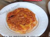 Torta pesche amaretti