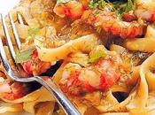Fettuccine gamberetti finocchio selvatico.