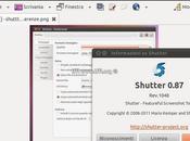 Shutter potente software open source catturare screenshot Ubuntu.