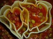Cuori Gragnano sugo pomodoro piselli