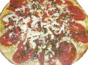 Pizza margherita rustica