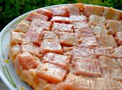 Tatin rabarbaro Rhubarb tart tatin