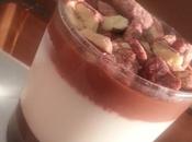 Pannacotta nutella briciole mandorle perlate