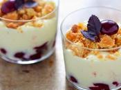 Bicchierini alle ciliegie basilico, chantilly all’italiana sablé breton.