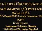 Foyer Arts Praia Mare Masterclass orchestrazione, arrangiamento, composizione