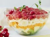 Frutta fresca gelatina.