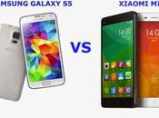 Samsung Galaxy Xiaomi MI4: confronto tecnico