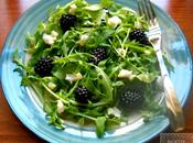 Insalata rucola more Arugula blackberries salad