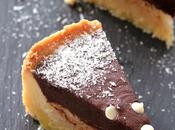 Crostata cocco mandorla ganache cioccolato