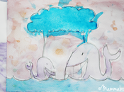 Attività artistiche bambini: trucco dipingere acquarelli easy watercolor paint small kids