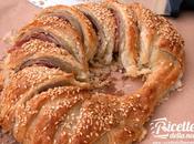 Cornettone salato farcito crescenza speck