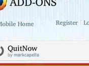 Firefox Android Come uscire dall’ Aggiungere comando Esci