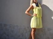 Outfit abito giallo