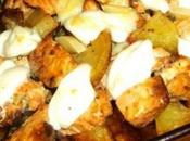 Pasticcio salmone mozzarella bufala campana affumicata patate