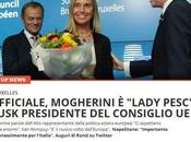 Mogherini nuovo Ministro degli Esteri Europeo, sostituirà Italia?