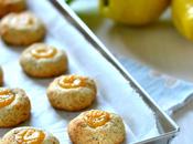 Thumbprint cookies (honey) lemon lime curd