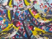 Vibranti textures patterns quadri claire west