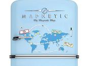 Mapnetic: mappa mondo accessori calamite frigo