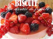 Biscuit mousse fragole
