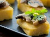 Quadretti polenta funghi