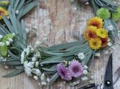 DIY: lavender chrysanthemum wreath