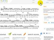 Scorio: scrivere spartiti musicali online
