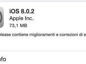 Apple rilascia 8.0.2 correggere sostituire 8.0.1