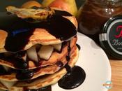 Pancake pere cioccolato gianduia fondente