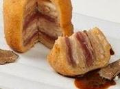 Tortino spalla cervo fegato d’oca purè sedano rapa tartufo.