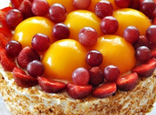 Torta fragole pesche