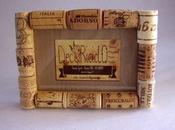 Portafoto legno tappi sughero