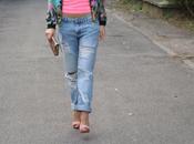 Outfit boyfriend jeans bomber