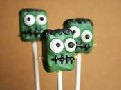 Frankenstein Marshmallow Pops