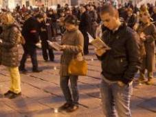 Sentinelle Piedi l'autobus tradizionale