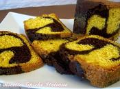Ciambella bicolore senza latte burro