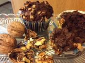 Muffin noci ricotta cioccolato