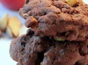 Cookies cioccolato, mele noci