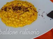 Risotto alla zucca cioccolato fondente