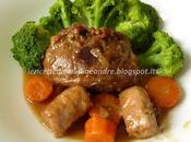 Guancette maiale salsiccia broccoli