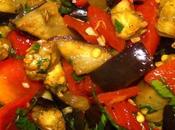Melanzane peperoni grigliati