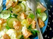 Insalata patate salmone rafano Seared salmon horseradish potato salad