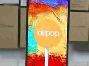 Galaxy Note Android Lollipop anteprima nuove funzioni